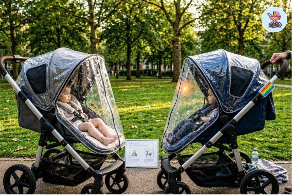 Are Stroller Rain Covers Actually Safe? Here's What Parents Need to Know