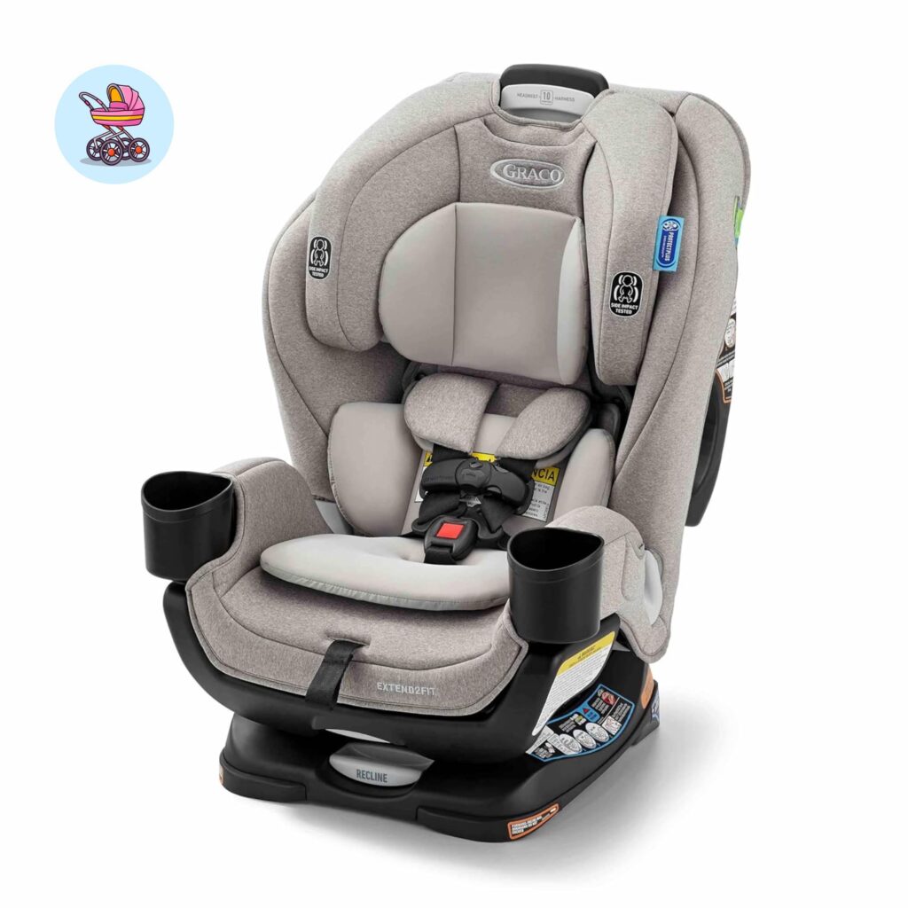 Graco Extend2Fit 3-in-1 convertible car seat — best for single-seat families needing extended rear-facing