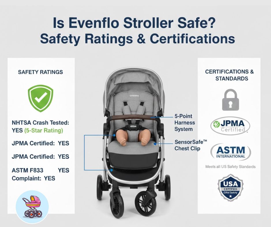 is-evenflo-stroller-safe-safety-ratings-and-certifications