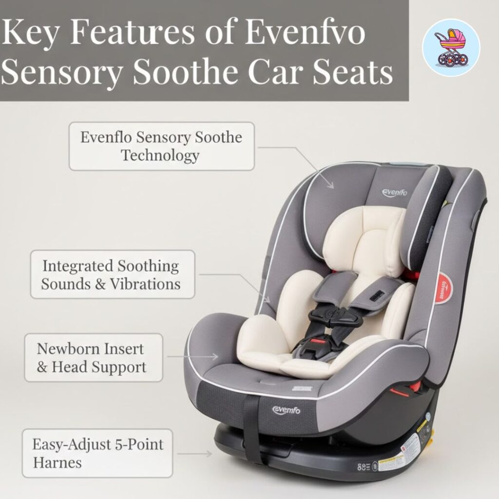 key-features-of-evenflo-sensory-soothe-car-seats