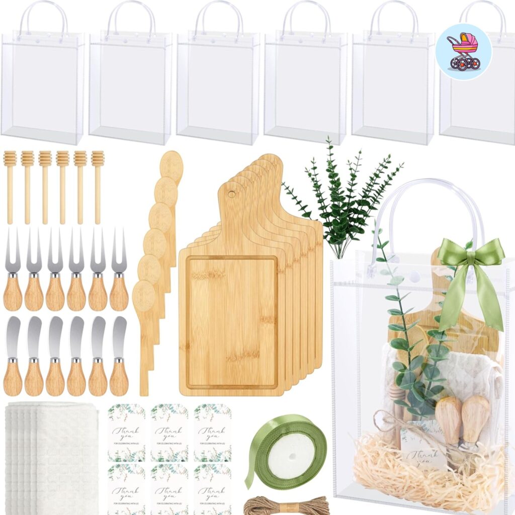 baby shower prize gift bags bulk set for coed baby shower games"