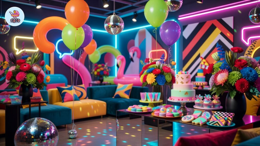 trendy bold baby shower themes 2025 berry sweet and celestial decorations