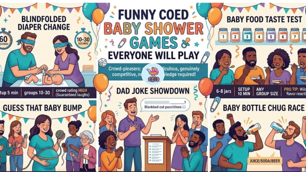 Funny Coed Baby Shower Games Everyone Will Play
