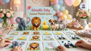 Baby Animal Baby Shower Game